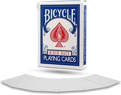 Magic Makers Double Blank Face Bicycle Deck