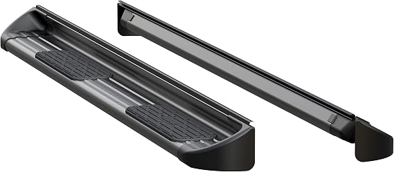 FTNF Luverne 280744-581444 Black Stainless Steel Side Entry Steps Truck Running Boards, Select Chevrolet Silverado, GMC Sierra 1500, 2500, 3500 HD Crew Cab