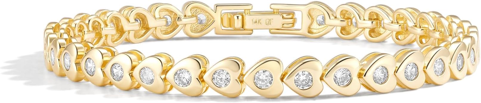 14K Gold Filled Tennis Bracelets for Women
