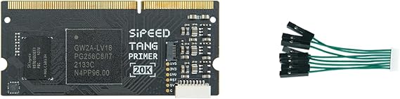 Tang Primer 20K FPGA Development Board, Gowin GW2A-18 with 1Gbit DDR3, SPI Flash, TF Card, JTAG Interface, Compact Embedded FPGA Board for Prototyping and Learning (Core Board)