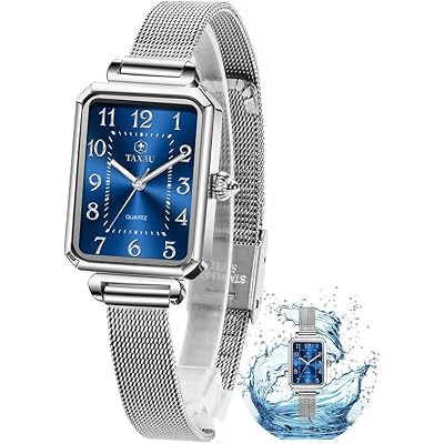 Taxau Womens Watch Womens Watches Womens Square Dial Compact Womens Watch Casual Business Adjustable Sophisticated Womens Watches Luxury Womens Watch Waterproof Quartz Movement Women Watch