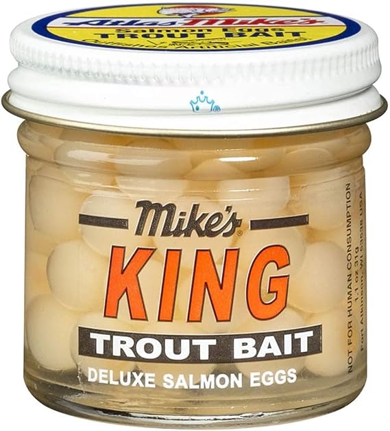 4 Set - Atlas Mike's Light King Deluxe Salmon Fishing Bait Eggs, Orange (1002)