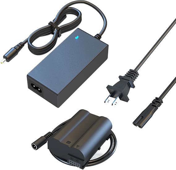 EH-5 AC Power Adapter EP-5B Dummy Battery kit, for Nikon z5 z6 z7 z8 z5II z6II z7II z6III z7III D500 D610 D750 D780 D800e D810 D810a D850 D7000 D7100 D7200 D7500 1V1 Camera