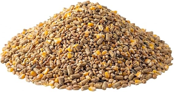 Range Layers Mash Chicken Feed 20kg – Complete Poultry Food with Wheat – Herbal Layers Pellets for Hens – Includes Free Perfectonish Gloves