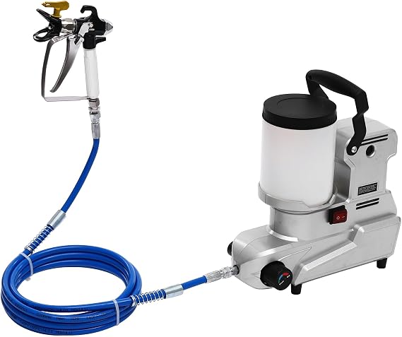 Airless Paint Sprayer,1600W High Pressure Efficiency Airless Stand Sprayer for Home Interior, Exterior, Commercial Use, DIY Handyman-Professional Contractor Grade Spray Paint Machine