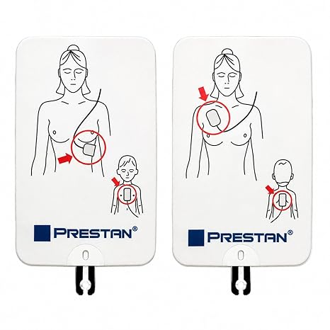 PRESTAN AED Training Pads Adult, UltraTrainer & Trainer Plus, 1 Pair