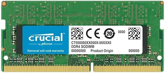 Crucial 16GB, 260-pin SODIMM, DDR4 PC4-19200,