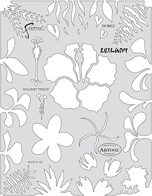 Artool Freehand Airbrush Templates, Tikki Master- Leilani