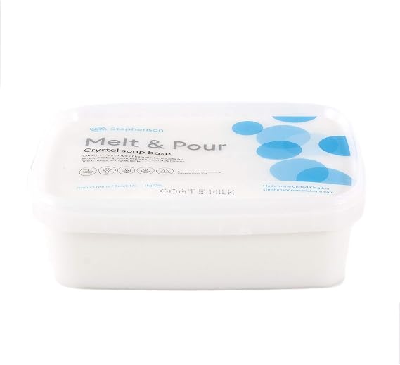 Mystic Moments | Stephensons Goat's Milk Soap Base | 1Kg