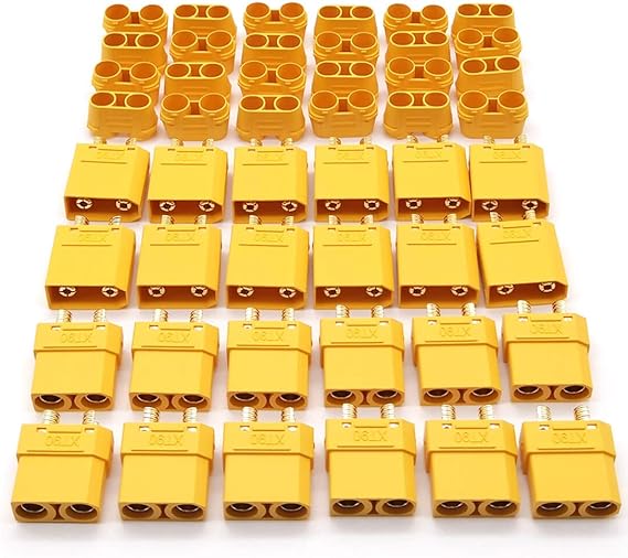 XT90 Connector with Solder Point Cover Cap (12pair)