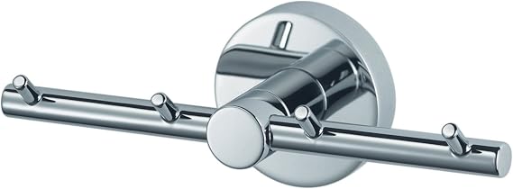 Haceka "Kosmos Chrome Hook Rail, Silver