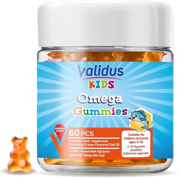 Validus Kids Omega 3 - Epa 24 - Dha 120 60 Gummies