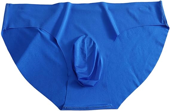 Men's Enhance Pouch Trunks Ice Silk Sport Underwear Briefs Underpants