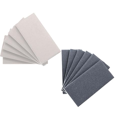 Streak Plates 12 Pack (White & Gray) - Geology Tools for Rock Color Testing, Mineral Test Kit