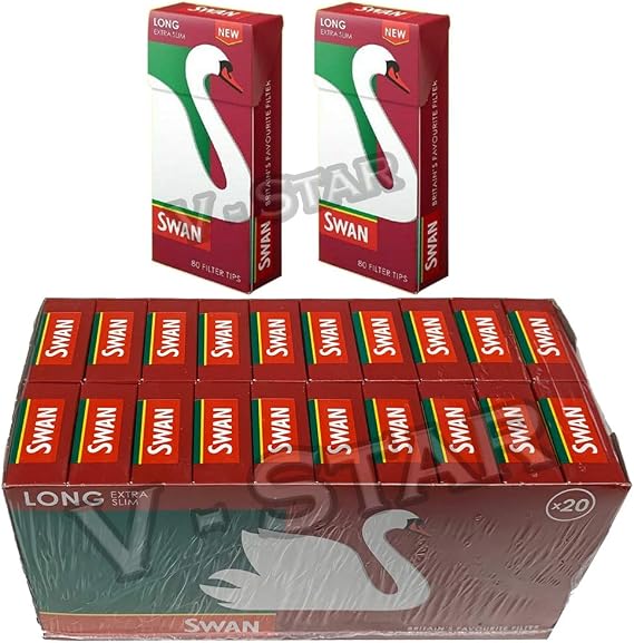 New SWAN Extra Slim Filter Tips Original (Long Extra Slim)