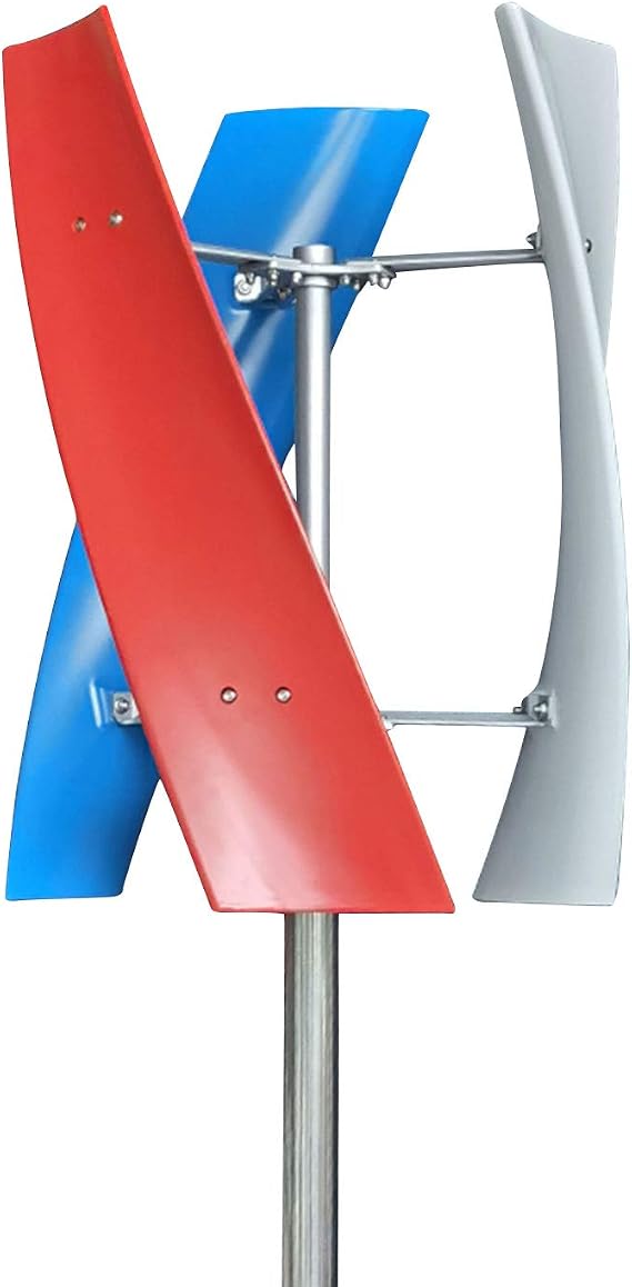 OUKANING Vertical Spiral Wind Power Turbine Generator, 400w 12v/24v