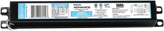 Philips Advance ICN-2P32-N 32W T8, 120/277V Electronic Fluorescent Ballast, 2 Lamp