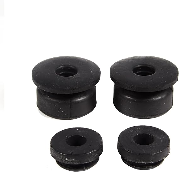 Rubber Upper Lower Radiator Cushion Mount Bushings Replacement for Honda Civic CRV HRV Odyssey, 4pcs 74173-SJ4-000 74172-SM4-000