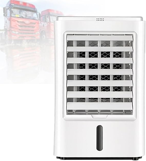 12V/24V Car Air Conditioner, Portable Cooling Fan, 3 Speed Evaporative Air Cooler for RV and Truck, Caravan Mini Air Conditioner 24V