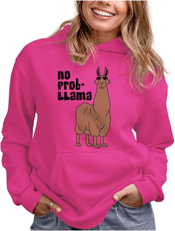 Tstars Sloth Graphic Hoodie Women Cute Animal Funny Quote Pullover