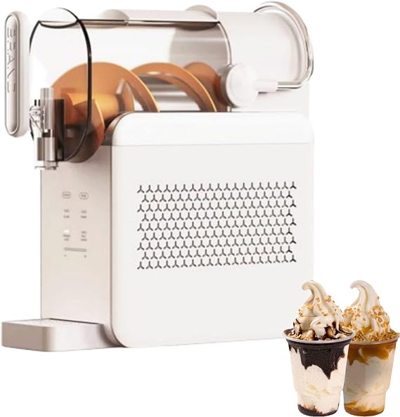 Slushy Machine, Ice Slushie Maker for Home, No Ice Needed, 5 Presets, Auto-Clean, for Shaved Ice & Frappés