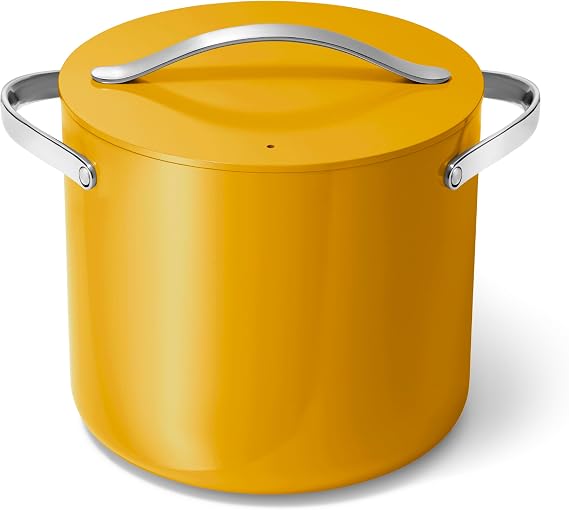 Caraway 12 qt Non-Stick Ceramic Stock Pot with Lid