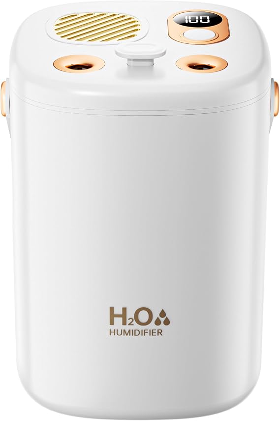 1L Cool Mist Ultrasonic Humidifier - Quiet Air Humidifier with Auto