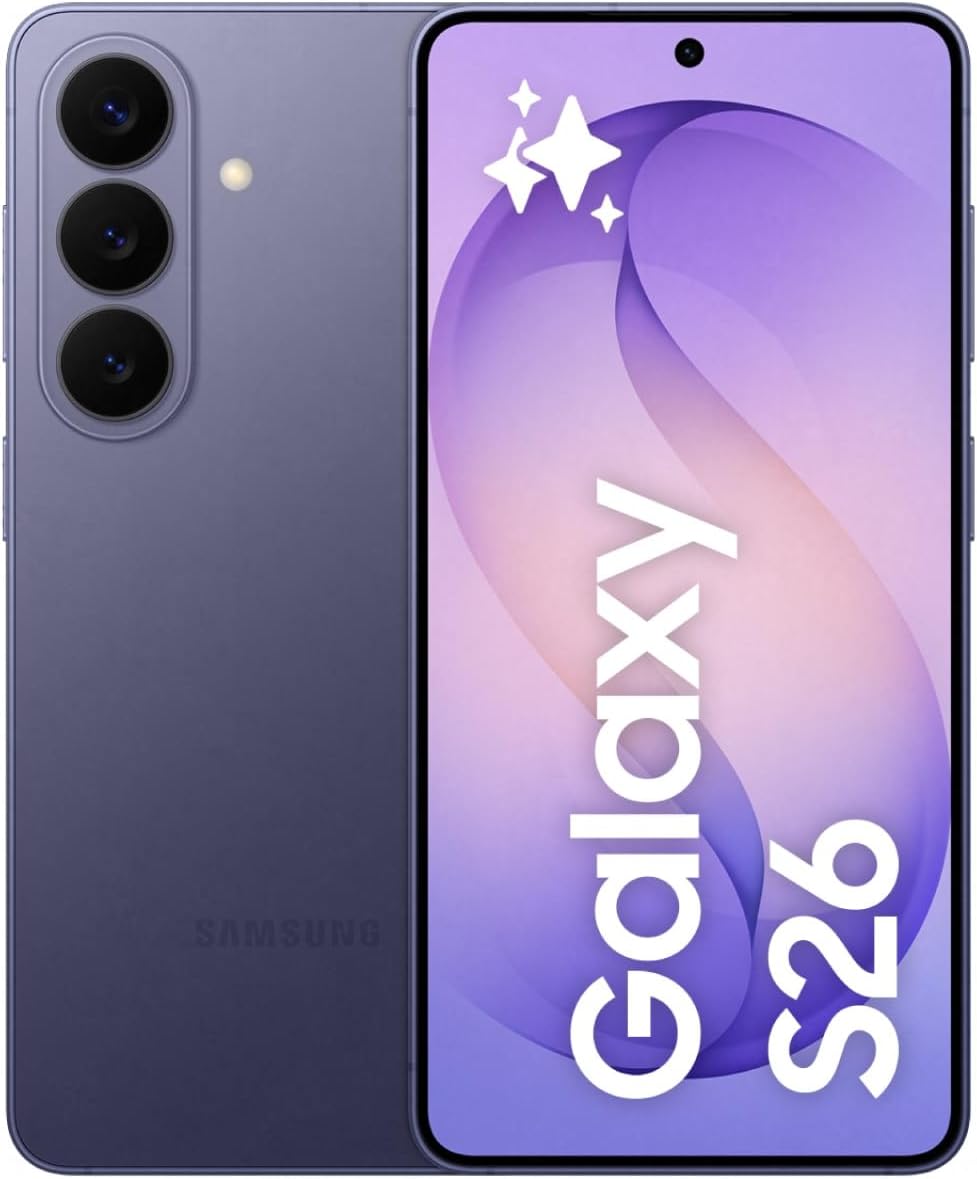 Samsung Galaxy S26 256GB, Cobalt Violet, Galaxy AI Compatible, SIM Free Smartphone, FeliCA Compatible, Genuine Samsung, Domestic Genuine Product, 6.3 inches, Lightweight Approx. 5.7 oz 167 g, IP68 Waterproof and Dustproof, Full HD, Battery 4,300 mAh, SM-S942QZVESJP