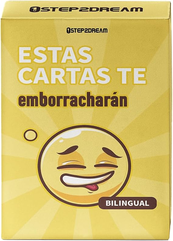 Bilingual Spanish-English Drinking Card Game | Fun Alcohol Party Games for Adults | Exciting Board Game for Nights & Parties