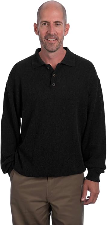 Alpaca Golf - Men's Polo Pullover Sweater - 100% Baby Alpaca Wool