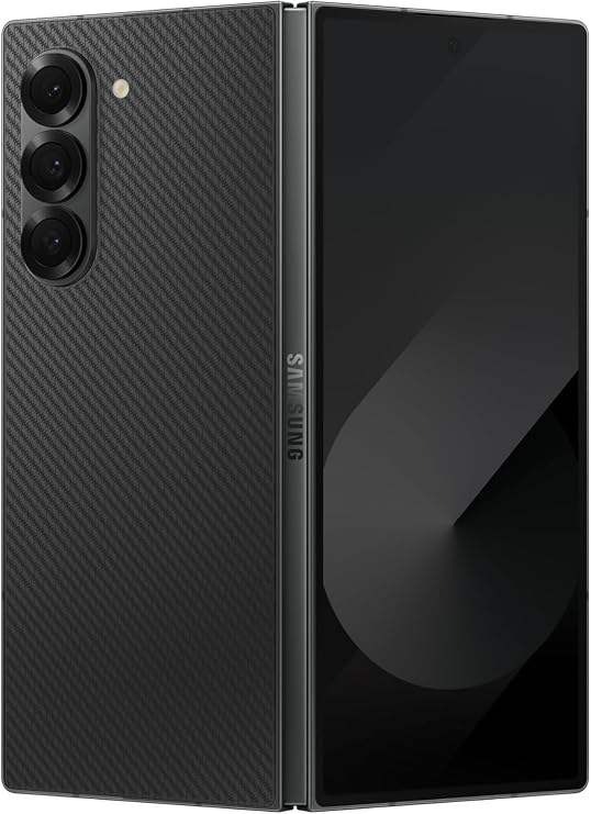 Samsung Galaxy Z Fold 6 Crafted Black, 256GB, Factory Unlocked (Renewed)