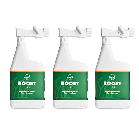 Lawnifi Boost Liquid Fertilizer 3-Pack for Enhanced Color, Density, and Health, 30-0-0