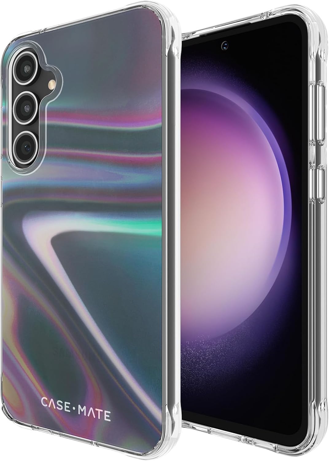 Case-Mate Tough Clear Samsung Galaxy S23 FE 5G Case [16ft D3O Drop Protection] [Wireless Charging Compatible] Phone Case for Samsung Galaxy S23 FE 6.4", Slim, Anti Yellow, Anti Scratch Technology