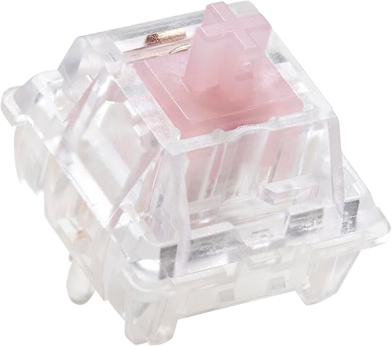 KPREPUBLIC MMD Silent Aqua King Keyboard Switch Linear Switch 26g 32g for Gaming Mechanical Keyboard Factory Lubed 50M Long Spring PC LY (MMD Silent Aqua King Switch x90)