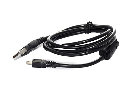 USB PC Data Charger Cable Cord for Sony Cybershot DSC-W180 W180S/B/P/R/L/G Camera