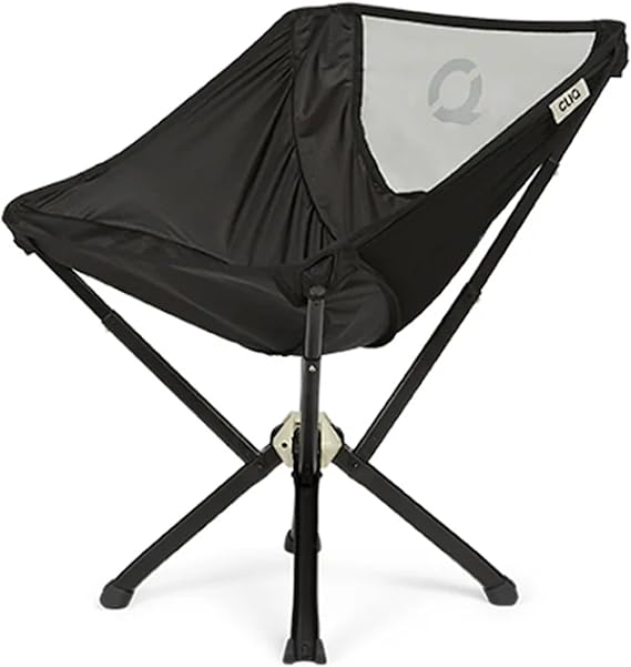 CLIQ ClassiQ Camping Chair, Lightweight Portable Folding Chair, Black