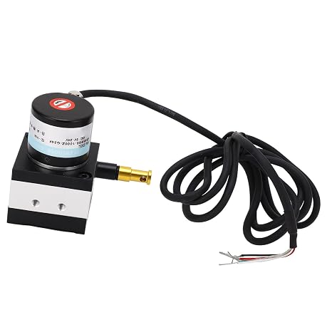 Jeanoko 1200mm Draw Wire Encoder,DC524V, Push Pull Output for Test Machine