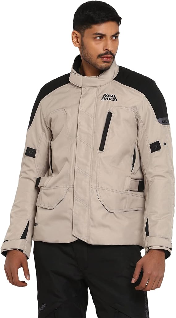 Royal Enfield Alp X Re L2 Men's Riding Jacket, Motorcycle Full Body Protective Gear,Armored Touring & Adventure Biker Jacket