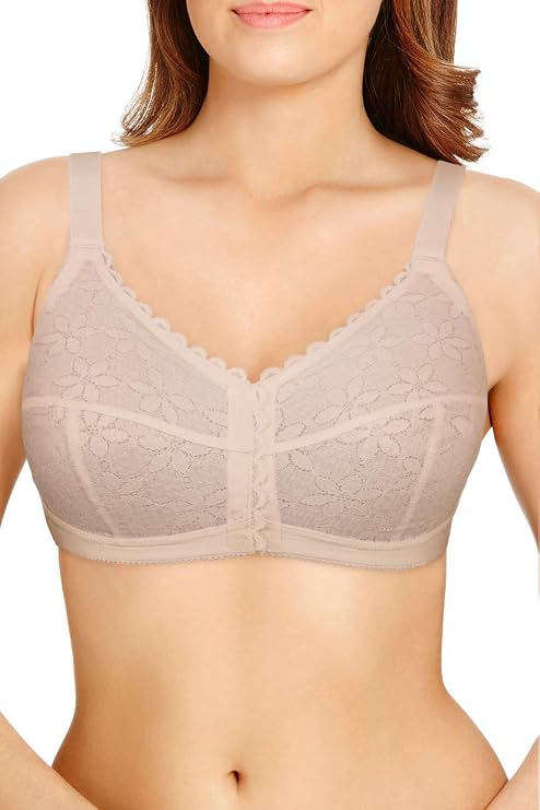 Berlei Women's Classic Full Cup Non-Wired Front Closure Bra Full Coverage Bra