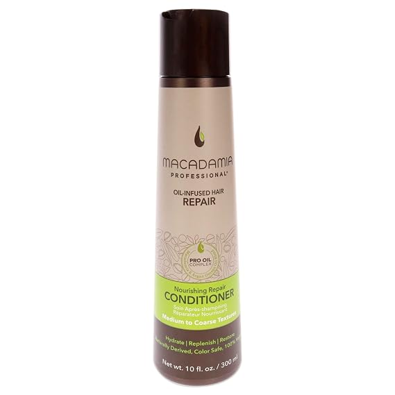 Macadamia Professional Nourishing Repair Hair Conditioner Moisturizing Conditioner for Dry, Damaged & Color-Treated Hair Care, Argan & Macadamia Oil, Vegan & Sulfate-Free, 10 fl oz