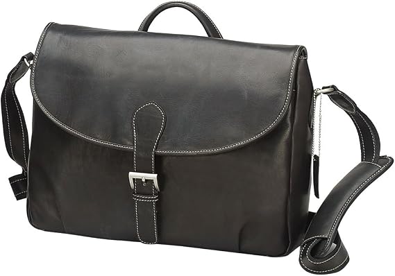 Bellino Leather Messenger, Black