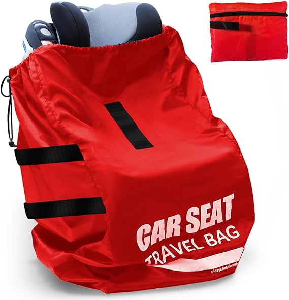 Car Seat Travel Bag for Airplane, Large Car Seat Bags for Air Travel