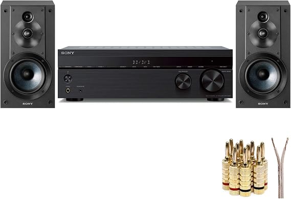 Sony STRDH590 5.2 Multi-Channel 4k HDR AV Receiver Bundle