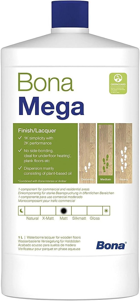 BONA MEGA SILKMATT for Wooden Floors 1Litre WT133313012