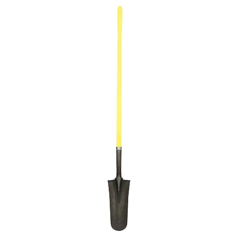 SS14L-E Ergo Power Sharp Shooters Drain Spade, 14" Hollow Back Blade, Ergo Grip, 16 Gauge, 48" Long Handle,72091