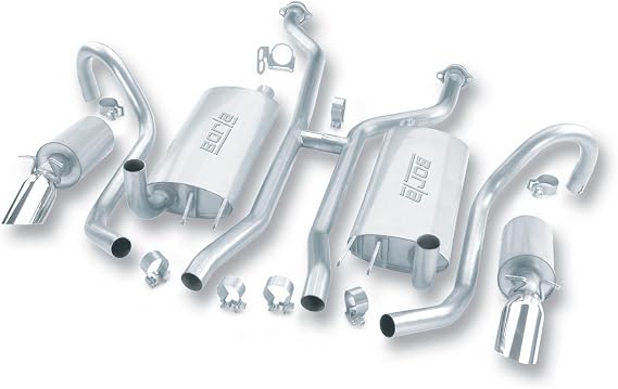 BORLA 14504 Cat-Back Performance Exhaust System for 1994-1996 Chevrolet Impala SS/Caprice Classic 5.7L V8 Automatic Transmission 4 Door.