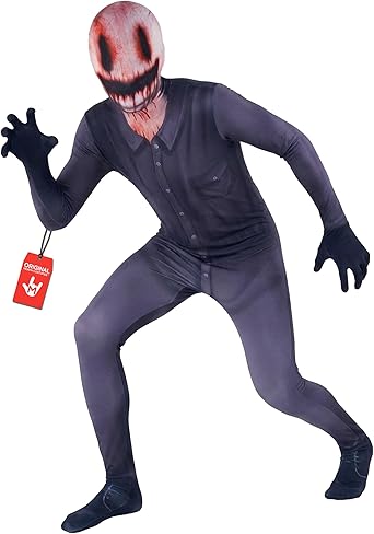 Morphsuits Kids The Smiler Morphsuit Urban Legend Scary Boys Halloween Costume Bodysuit Outfit