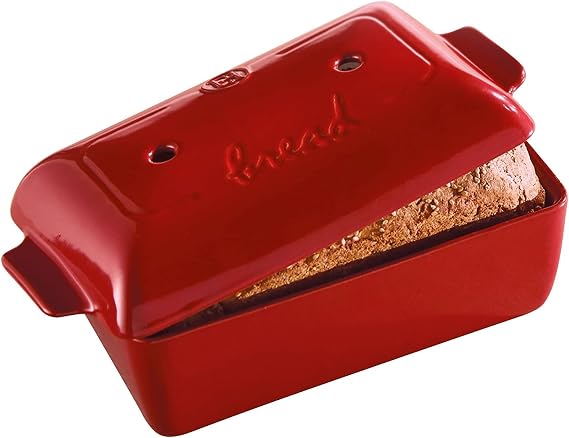 Emile Henry Bread Loaf Baker, Burgundy
