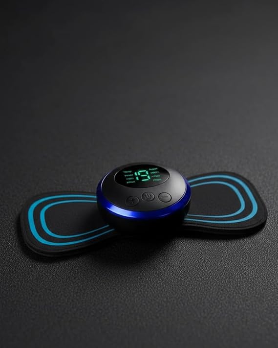 Mini Elektronik Masaj Cihazı, Karın Kol ve Bacak Kullanımı, Kompakt Tasarım, Ayarlanabilir Modlar