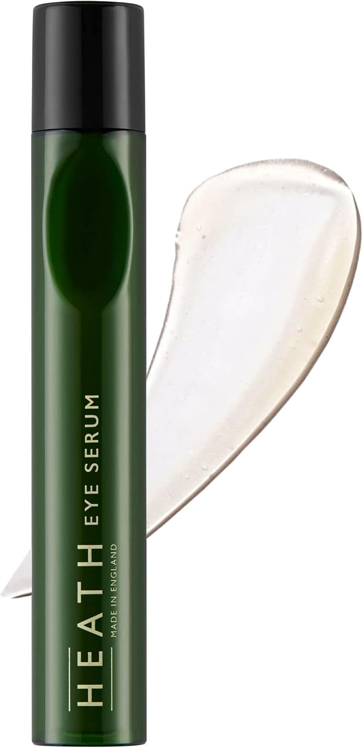 HEATH Eye Serum, 0.6 fl oz 18 ml, Unscented, Eye Serum, Roll-on, Skin Care, Hyaluronic Acid Blend, Plant Derived Ingredients, Mens, Womens, Unisex, Men, Women, Cosmetics, Present, Gift